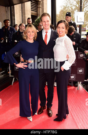 Londres, Royaume-Uni. 14Th Mar, 2017. Louise Minchin, Dan Walker, Sally Nugent assistant à la REMISE DES PRIX 2017 TRIC au Grosvenor House Hotel Park Lane Londres mardi 14 mars 2017. Crédit : Peter Phillips/Alamy Live News Banque D'Images