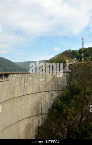 Barrage de Vidraru, Roumanie Banque D'Images