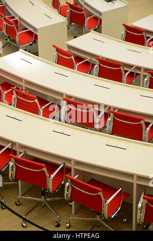 La chambre du parlement à Potsdam, Brandebourg, Allemagne, l'Europe à l'intérieur, à l'intérieur, hall, homme politique, de l'administration Banque D'Images