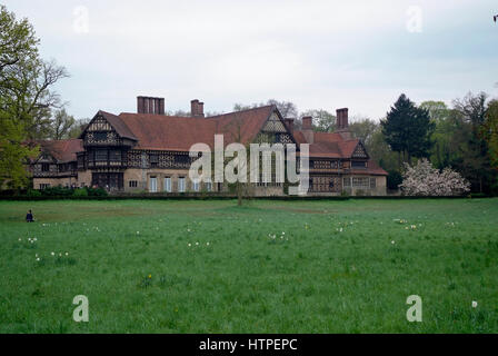 Cecilienhof à Potsdam historique (Potsdamer Konferenz) Banque D'Images