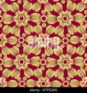 Feuilles floral pattern. seamless background nature ornement feuille de turbulence. Illustration de Vecteur