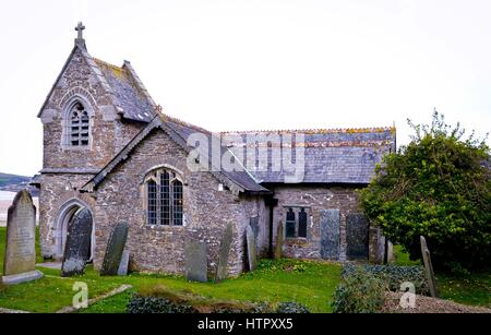 L'église Saint-Michel, Porthilly Banque D'Images