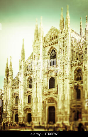 L'esprit de la ville de Milan Italie - Milan Duomo Banque D'Images