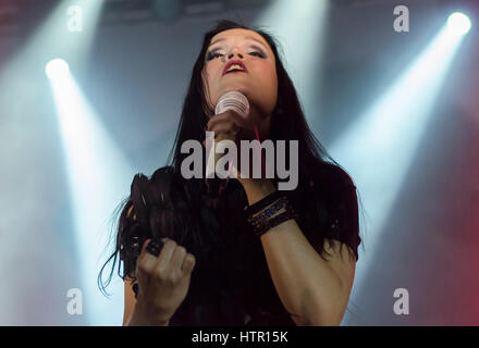 Tarja @ Manchester Academy 9 Mars 2017 Banque D'Images