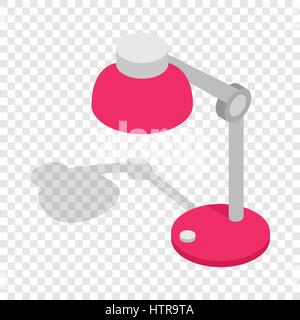 Lampe de table icône isométrique Illustration de Vecteur