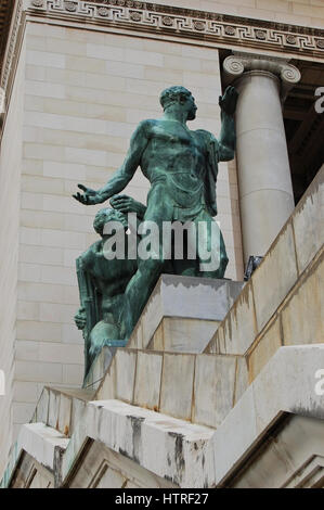 El Capitolio Statue des groupes, La Havane, Cuba Banque D'Images