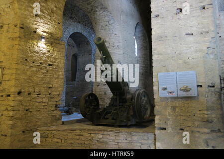 Château de gjirokastër en girokaster, berceau de l'ancien leader communiste albanais Enver Hoxha et écrivain Ismail Kadaré,construit par les agriculteurs du grand domaine Banque D'Images