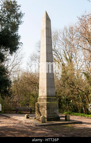 Mémorial des martyrs politiques écossais dans Nunhead Cemetery, Londres. Plus de détails dans la description. Banque D'Images