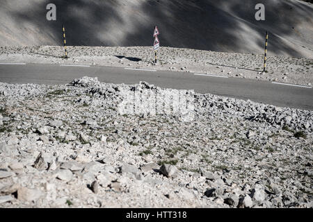 Juin 2016.Mont Ventoux dans la région Provence du sud de la France.Elle a gagné en notoriété grâce à son inclusion dans la course cycliste Tour de France. Banque D'Images