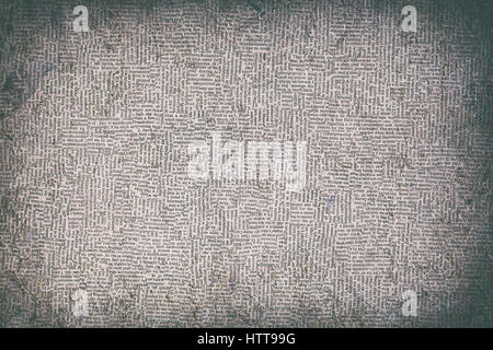 Article de journal historique pièces colorées Banque D'Images