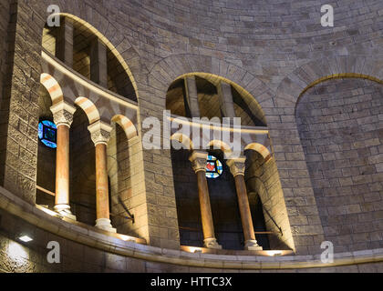 Toit de rotonde qui encercle Edicula dans l'église Saint-Sépulcre à Jérusalem Banque D'Images