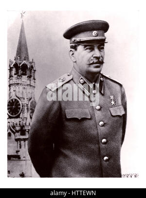 JOSEF Staline dictateur russe URSS Moscou portrait Banque D'Images