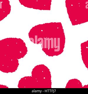 Modèle transparent avec des coeurs Illustration de Vecteur