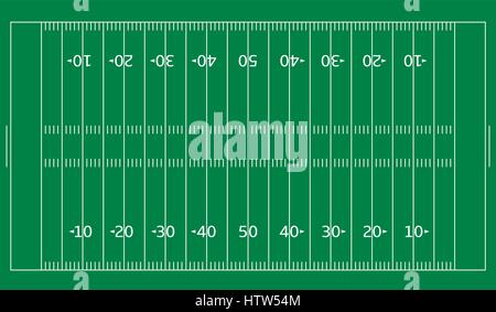 American Football field Illustration de Vecteur