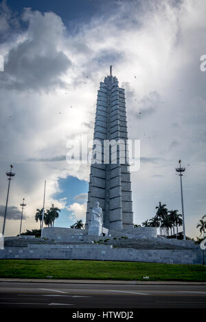 Jose Marti Memorial à la Plaza de la révolution - La Havane, Cuba Banque D'Images