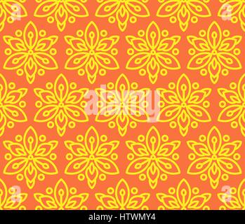 Modèle sans couture avec le tournesol. Illustration de Vecteur