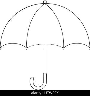 Illustration de dessin animé parapluie isolés. EPS vectoriel 8. Illustration de Vecteur