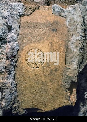 Catacombes de San Pancrazio en vertu de la basilique dans le Trastevere, Rome, Italie Banque D'Images