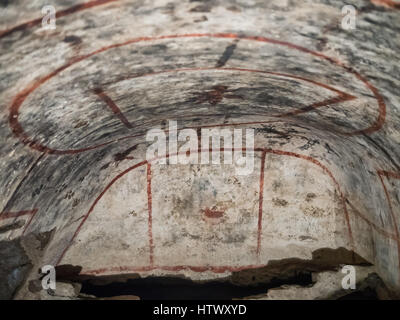 Catacombes de San Pancrazio en vertu de la basilique dans le Trastevere, Rome, Italie Banque D'Images