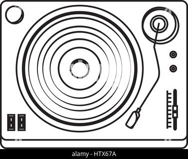 Dvd cd musique d'autrefois Illustration de Vecteur