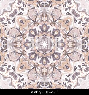 Papier peint dans le style baroque. Un arrière-plan vectoriel continu. Illustration de Vecteur