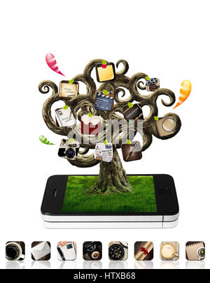 Montage vivant Banque D'Images