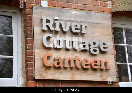 Le River Cottage Canteen, administré par Hugh Fearnley-Whittingstall chef, à Winchester, Hampshire Banque D'Images