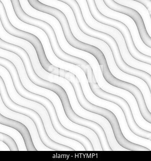 Seamless Texture Trame de gris. Motif de lignes ondulées de gradient. Résumé fond subtil Banque D'Images