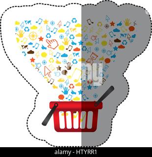 Motif autocollant road traffic sign avec jeu de flèches Illustration de Vecteur