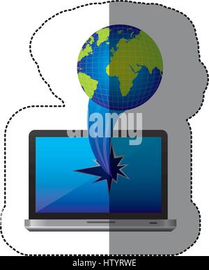 Modèle Silhouette sticker panneau de circulation routière avec des flèches set Illustration de Vecteur