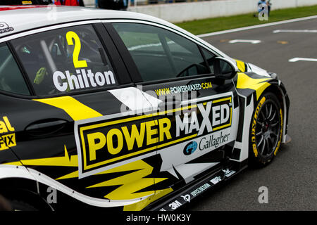 Castle Donington, UK. Mar 16, 2017. Dunlop MSA British Touring Car Championship, Castle Donington. Credit : Gergo Toth/Alamy Live News Banque D'Images