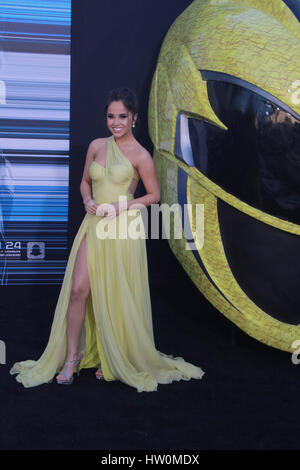Los Angeles, USA. Mar 22, 2017. Becky G. 03/22/2017 'Power Rangers' Premiere tenue au Westwood Village Theatre à Westwood, CA Photo : Cronos/Hollywood News Crédit : Cronos/Alamy Live News Banque D'Images