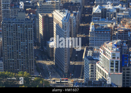 USA, New York, New York, Manhattan, Observatoire de l'Empire State Building Banque D'Images