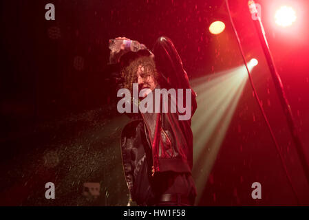 Londres, Royaume-Uni. Mar 15, 2017. Le Pigeon Detectives en concert à l'Electric Ballroom, à Camden Town. The Pigeon Detectives est un groupe de rock indépendant anglais de Leeds, faite de Matt Bowman (chant), Olivier (guitare principale), Ryan Wilson (guitare), Dave Best (guitare basse) et Jimmi Naylor (batterie). Credit : Alberto Pezzali/Pacific Press/Alamy Live News Banque D'Images