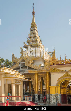 La Pagode Mahamuni, Mandalay, Myanmar Banque D'Images