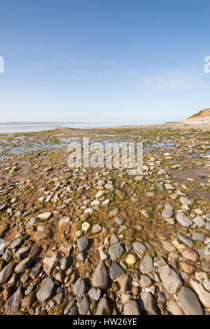 Thurstaston beach sur le Wirral à towardsWest Kirby Banque D'Images