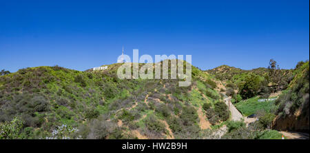 Los Angeles, 9 mars : le célèbre panneau Hollywood et Sunset Ranch le 9 mars 2017 à Los Angeles, Californie Banque D'Images