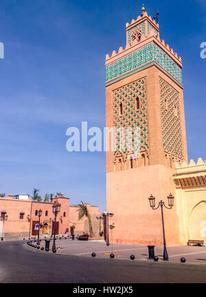 Mosquée Koutubia - Marrakech, Maroc Banque D'Images