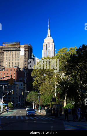 USA, New York, New York City, Empire State Building Banque D'Images