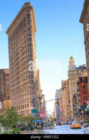 USA, New York, New York, Manhattan, Flatiron Building Banque D'Images