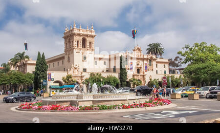 Casa del Prado, Balboa Park, San Diego, Californie, USA. Banque D'Images