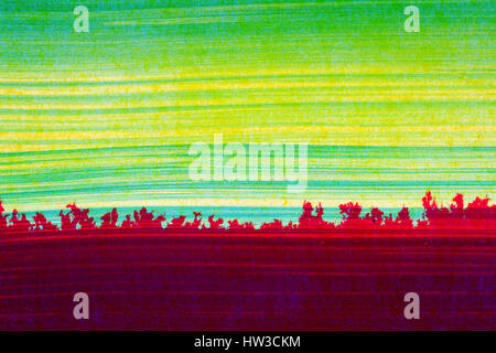 Conçu abstract art fond vibrant peint à la main Banque D'Images