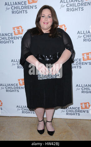 Beverly Hills, CA, États-Unis. 16 mars 2017. 16 mars 2017 - Beverly Hills, Californie - Chrissy Metz. Célébration du 25e anniversaire de l'Alliance pour les droits de l'enfant au Beverly Hilton de Beverly Hills. Crédit photo : Birdie Thompson/AdMedia crédit : Birdie Thompson/AdMedia/Alamy Live News Banque D'Images