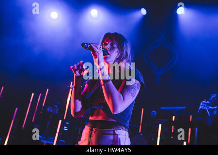 17 mars 2017 - chanteur et compositeur suédois, Ebba Tove Elsa Nilsson, mieux connu sous le nom de scène de Tove Lo, fonctionne à l'O2 Shepherds Bush Empire, 2017 Credit : Myles Wright/ZUMA/Alamy Fil Live News Banque D'Images