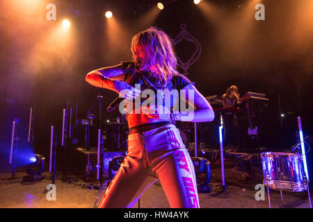 17 mars 2017 - chanteur et compositeur suédois, Ebba Tove Elsa Nilsson, mieux connu sous le nom de scène de Tove Lo, fonctionne à l'O2 Shepherds Bush Empire, 2017 Credit : Myles Wright/ZUMA/Alamy Fil Live News Banque D'Images