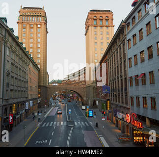 Kungstornen néoclassique (1926) (King's Towers), Kungsgatan, Norrmalm, Stockholm, Suède, Scandinavie Banque D'Images