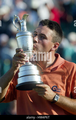BEN CURTIS RESPONSABLE OPEN ROYAL ST.GEORGE' L'OPEN ROYAL ST.GEORGE'S SANDWICH KENT 20 Juillet 2003 Banque D'Images