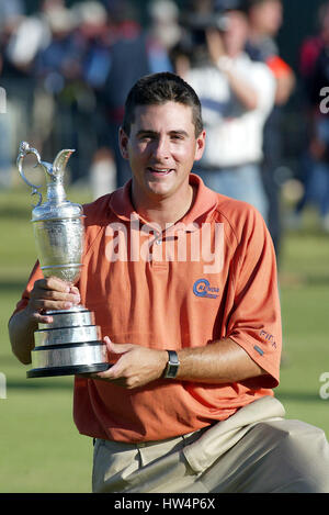 BEN CURTIS RESPONSABLE OPEN ROYAL ST.GEORGE' L'OPEN ROYAL ST.GEORGE'S SANDWICH KENT 20 Juillet 2003 Banque D'Images
