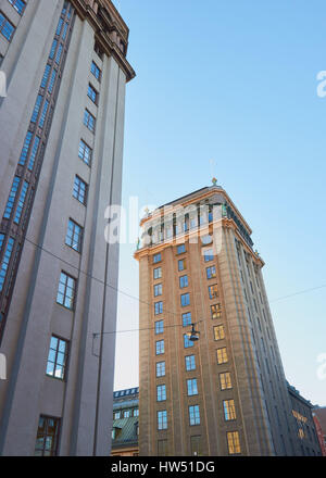 Kungstornen néoclassique (1926) (King's Towers), Kungsgatan, Norrmalm, Stockholm, Suède, Scandinavie Banque D'Images