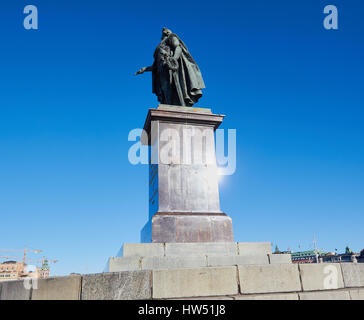 Statue de Gustav III par Johan Tobias Sergel, Gamla Stan, Stockholm, Suède, Scandinavie Banque D'Images